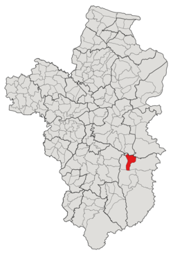 Subdistrict location in Ubon Ratchathani province