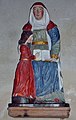 Église Saint-Mélaine de Morlaix : groupe statuaire représentant sainte Anne et la Vierge Marie (XVe siècle)