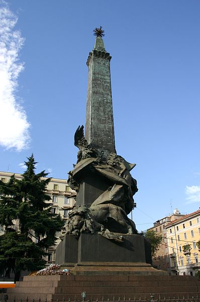 File:0318 - Milano - Giuseppe Grandi (1843-1894) - Monumento alle 5 giornate, (1895) - Foto Giovanni Dall'Orto.jpg