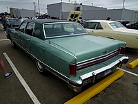 1977 Continental Town Car, rear view