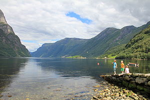 Ein Blick auf den Fjord