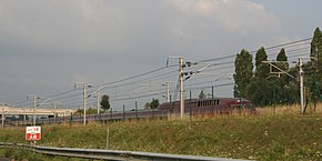 Thalys pris depuis l'A8 autoroute belge