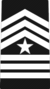 AJROTC Master Gunnery Sergeant rank insignia