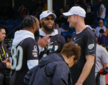 Allen with Jarvis Landry and Ryan Tannehill at the 2020 Pro Bowl. Allen Landry and Tannehill.png