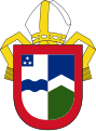 Coat of arms of the Diocese of Waikato and Taranaki[74][75]