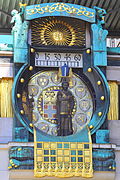 Główna strona zegara, cesarz Marek Aureliusz
