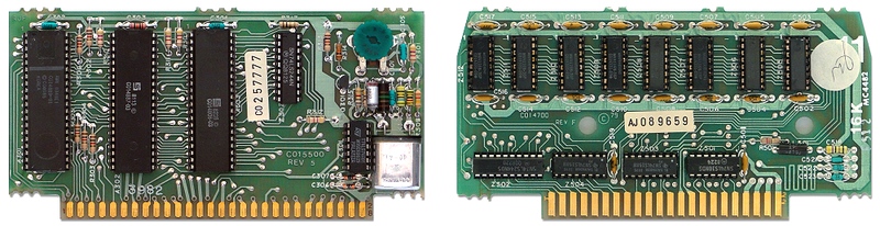 CPU- und 16-KB-RAM-Karte des Atari 400