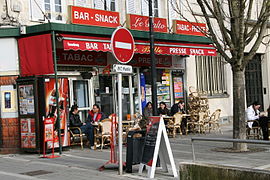 « Le Balto », à Niort (Deux-Sèvres), portant le nom de la marque de cigarette Balto.