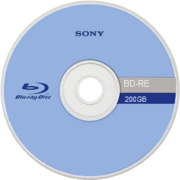 Front of an experimental Blu-ray Disc