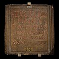 Plaque de Sextus Coelius Pyrinus, en marbre[É 9]. CIL XIII, 2109. Musée Lugdunum.