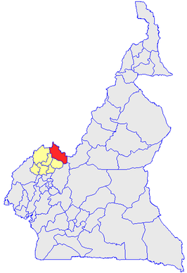 Kaart van Donga-Mantung