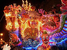 The traditional Carnival of Acireale in Acireale, Sicily, Italy Carnival at Acireale.JPG