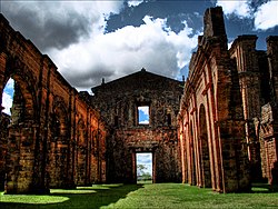 Le rovine della cattedrale São Miguel Arcanjo, a São Miguel das Missões