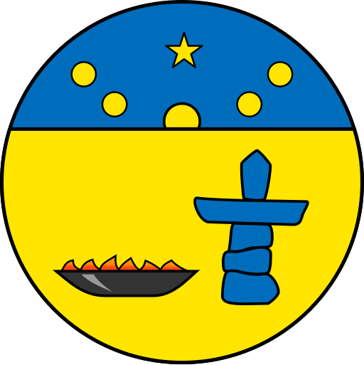 Coat of arms of Nunavut (escutcheon).svg