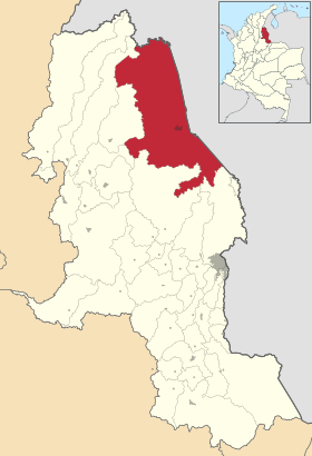 Localisation de Tibú