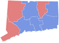 Results for the 1962 Connecticut State Comptroller election by county.