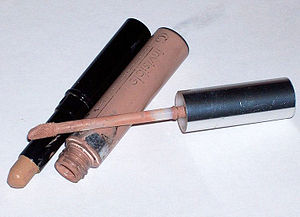 Various types of cosmetic concealer.
