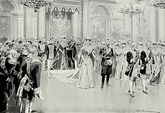 Le tsar ouvrant le bal (1913)