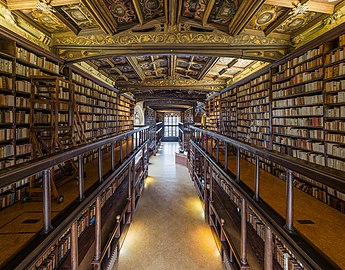 The interior of Duke Humfrey's Library