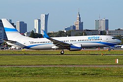 Eine Boeing 737-800 der Enter Air