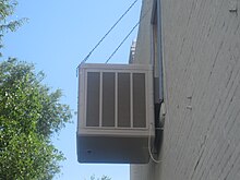 An evaporative cooler Evaporative cooler, CO, IMG 5681.JPG