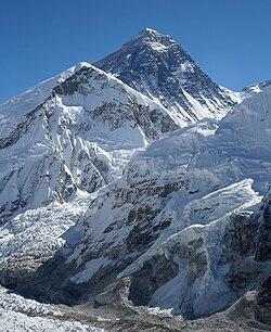 Изглед към Еверест от връх Кала Патар, Непал