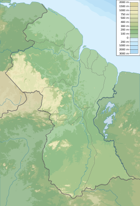 Хогг. Карта розташування: Гаяна