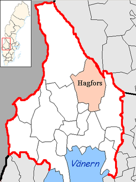 Localisation de Hagfors