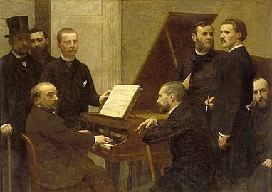 Autour du piano (1885), Paris, musée d'Orsay.