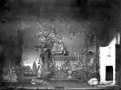 Szenenbild des zweiten Bilds des vierten Akts, 1895
