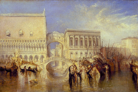 Venise, Le Pont des Soupirs William Turner, 1840 Tate Britain, Londres