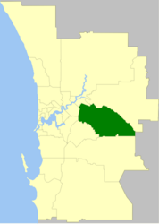 Contea di Kalamunda – Mappa