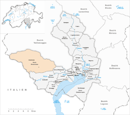 Onsernone – Mappa