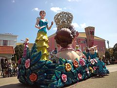 Procesión de las Fallas de Valencia.