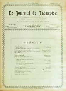 Le Journal de Françoise, Vol 1 No 4, 1902    