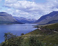 Loch Etive olhando para NE a partir de Sron nam Feannag