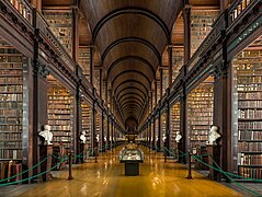 La Long Room dans l'ancienne bibliothèque.