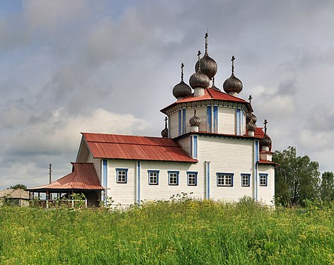 26. Церковь Богоявления, Рубцово (Лядины), Архангельская область. Автор — Ludvig14