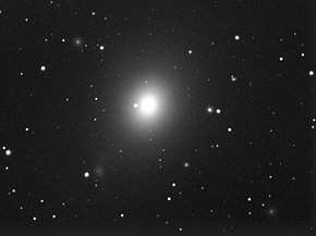 Messier 49 na amatérském snímku. Autor: Ole Nielsen