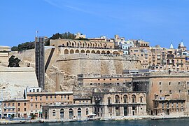 The Saluting Battery as seen from Senglea