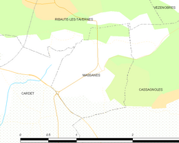 Massanes - Localizazion