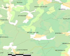 Poziția localității Erckartswiller