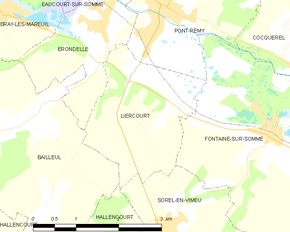 Poziția localității Liercourt