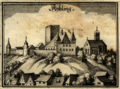 Hofberg von Bad Aibling um 1644 (Stich von Matthäus Merian)