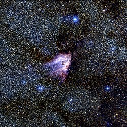 オメガ星雲の全体像