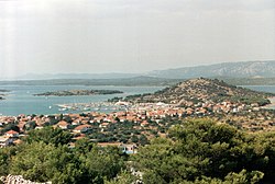 Panoramica del centro urbano e della zona portuale