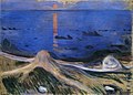 Edvard Munch: Strandmystik (1892), Öl auf Leinwand, 100 × 140 cm, Sammlung Würth, Künzelsau