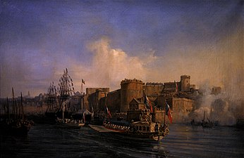 Visite de Napoléon III à Brest, 11 août 1858 (1859)[6], Paris, musée national de la Marine.