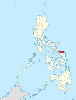 جانمای استان سامار شمالی در نقشه فیلیپین