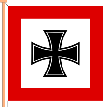 Флаг ОКХ, которой подчинена группа армий «Б»